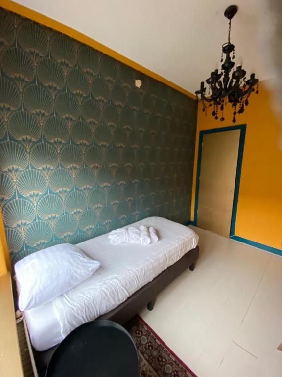 Postel nebo postele na pokoji v ubytování Stee in Stad
