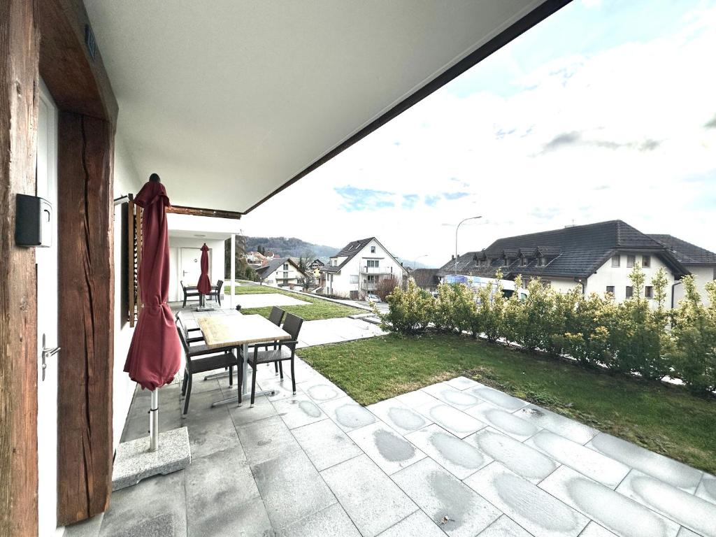 Nespecifikovaný výhled na hory nebo výhled na hory při pohledu z apartmánu