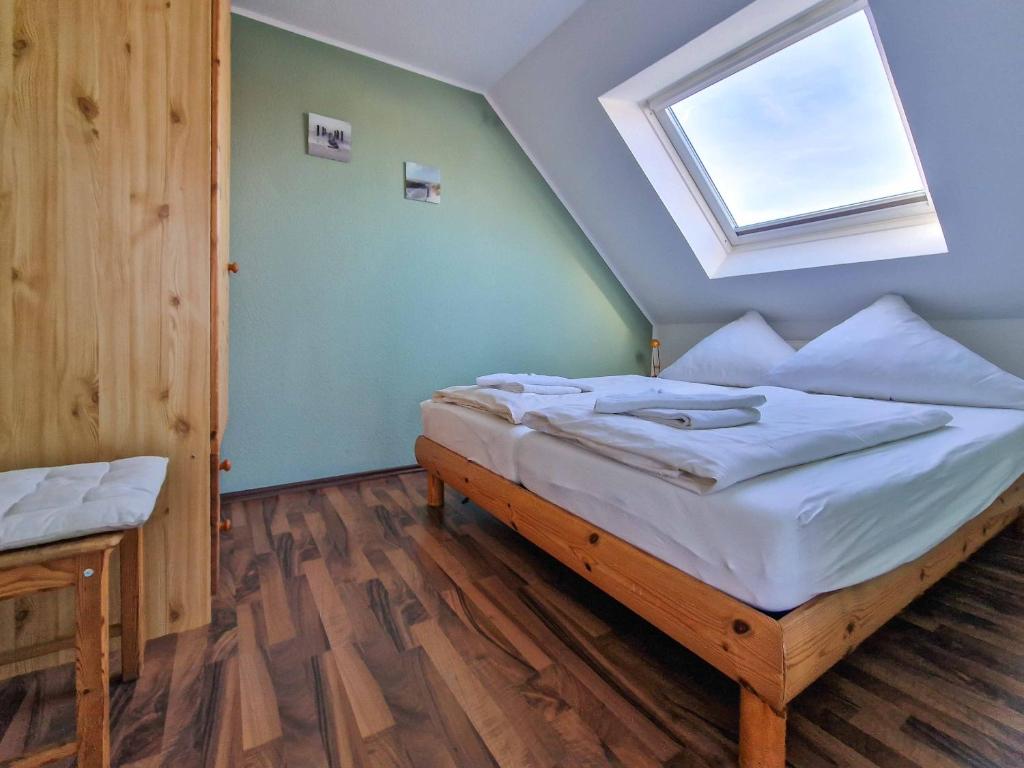 Postel nebo postele na pokoji v ubytování Abendrot