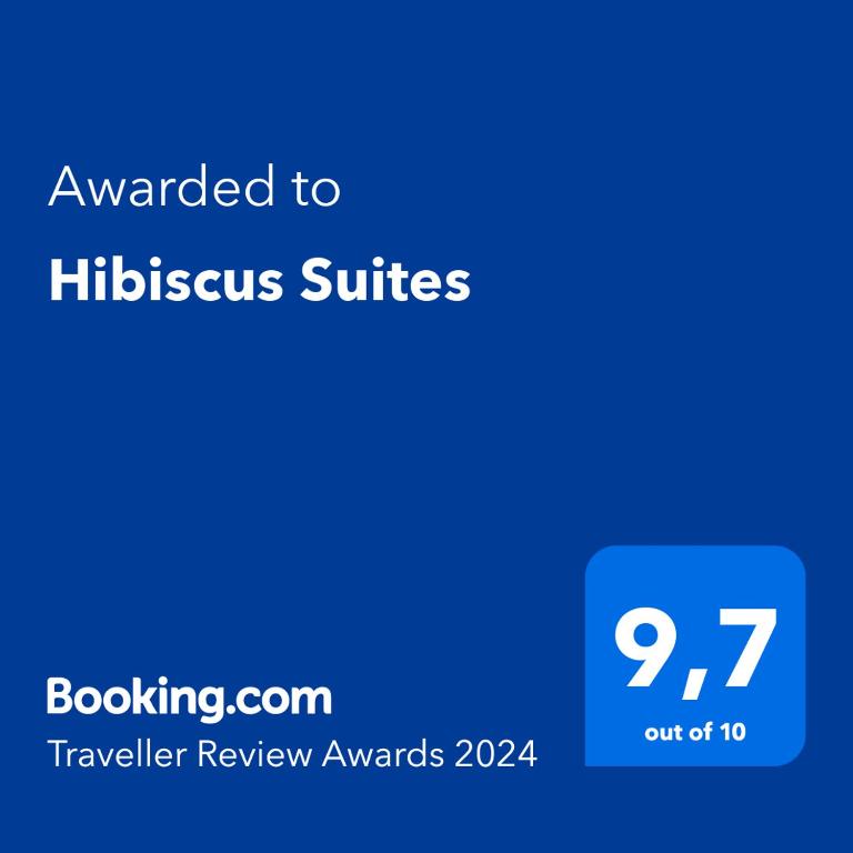 Certifikát, hodnocení, plakát nebo jiný dokument vystavený v ubytování Hibiscus Suites - A