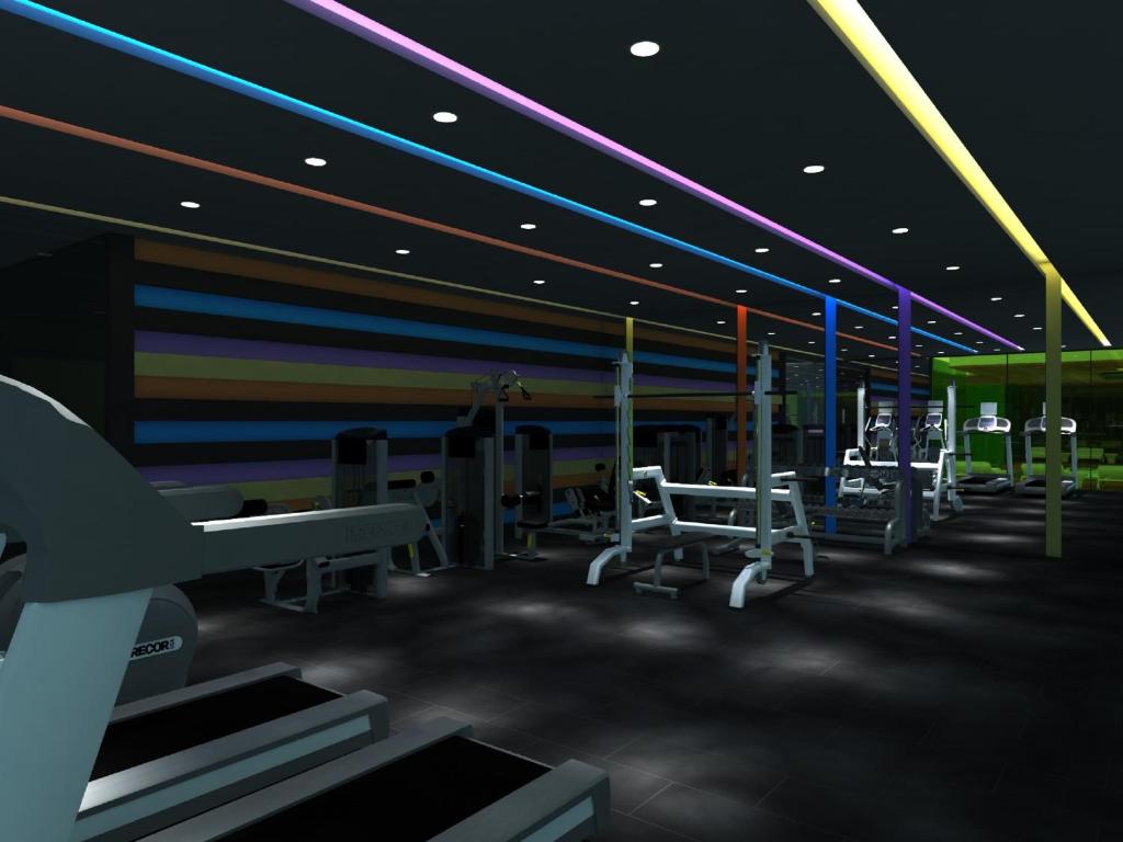 Fitness centrum a/nebo fitness zařízení v ubytování Divan Adana