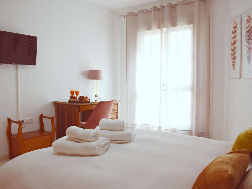 Posteľ alebo postele v izbe v ubytovaní Fantástico apartamento de dos dormitorios en el Soho
