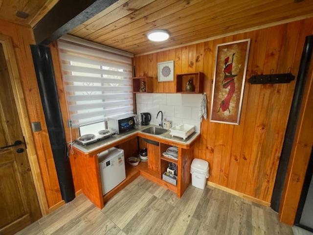 A cozinha ou kitchenette de ELUNEY Pichilemu