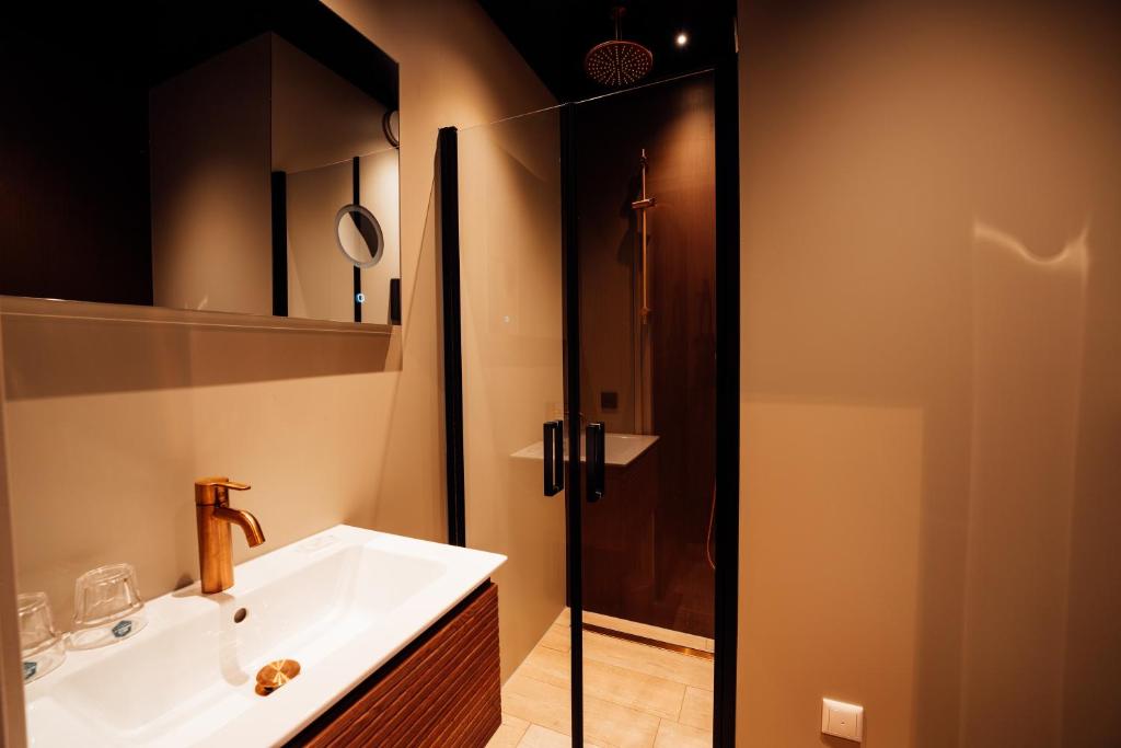 Koupelna v ubytování Boutique Hotel, Restaurant & Wellness Westerburcht
