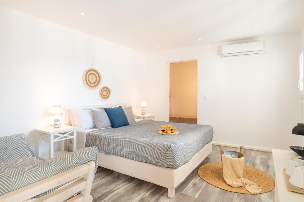 Posezení v ubytování With-inn Mykonos Suites