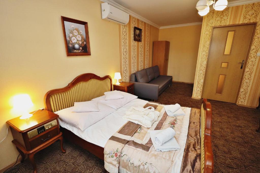 Postel nebo postele na pokoji v ubytování Bed&Breakfast Maciejanka