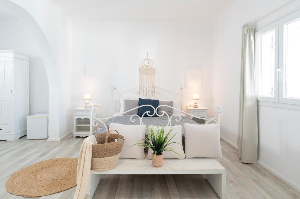 Posezení v ubytování With-inn Mykonos Suites