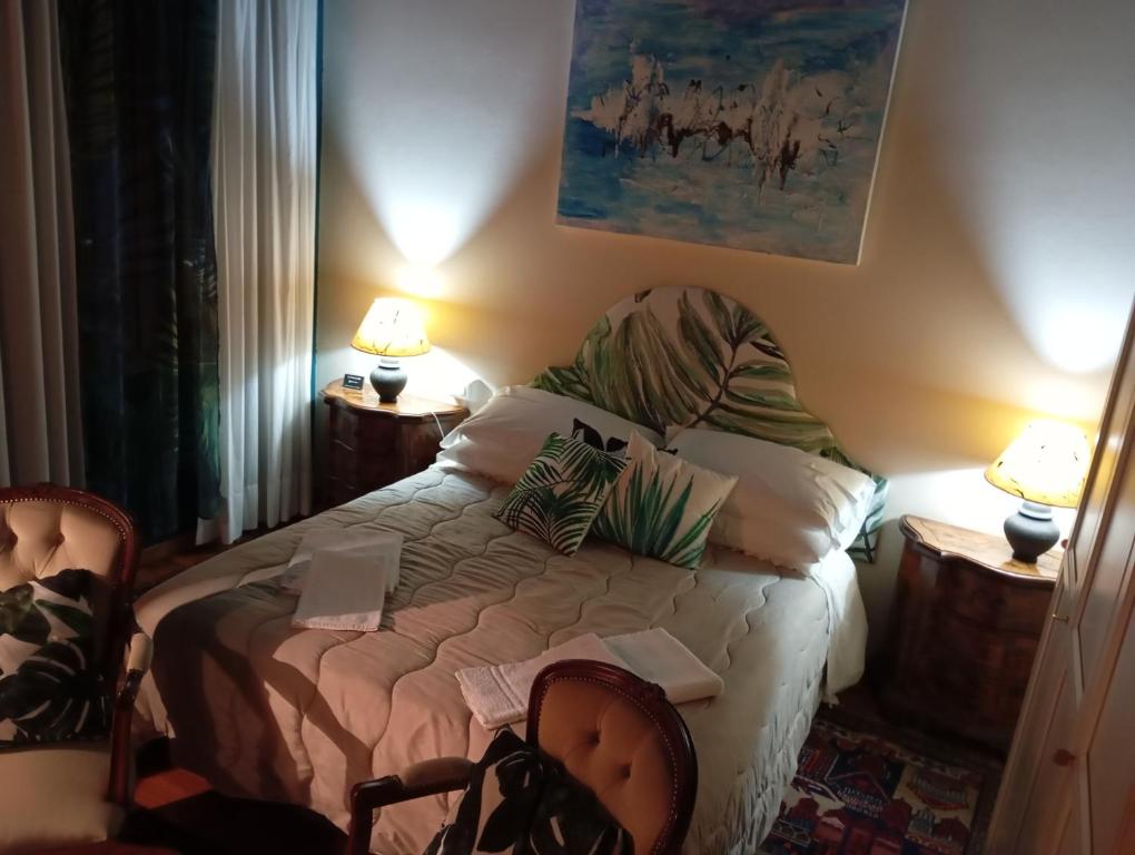 Postel nebo postele na pokoji v ubytování 49 Le Contesse Ide