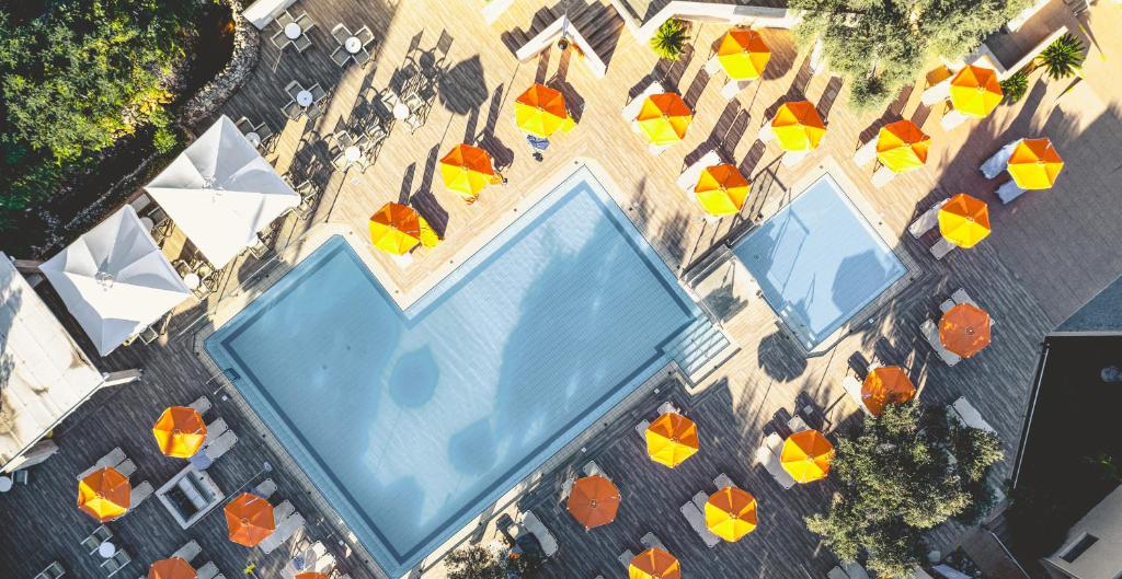 Bazén v ubytování Althea Village - Family Hotel nebo v jeho okolí