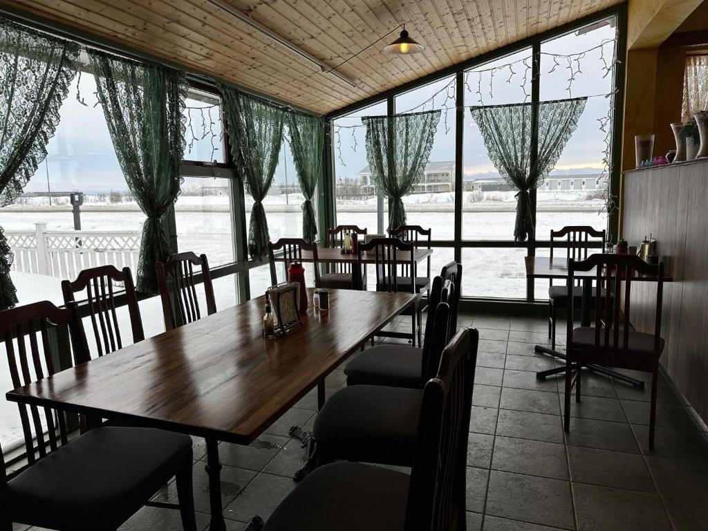 Restaurace v ubytování Kanslarinn Hostel