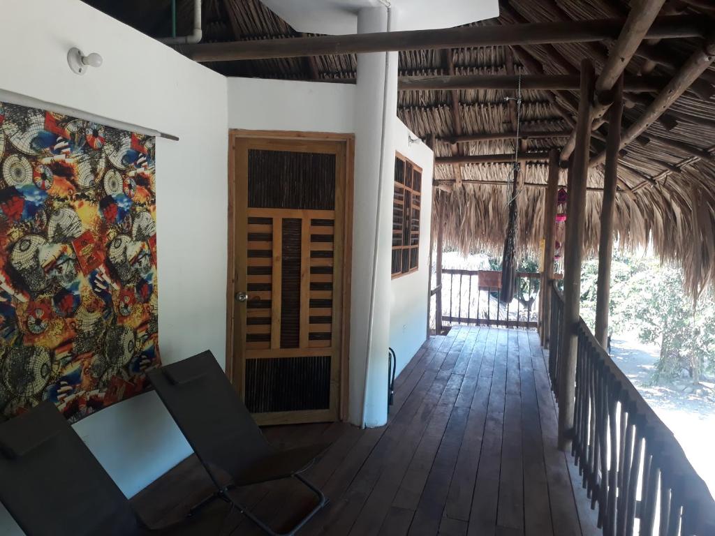 Posezení v ubytování Baobao Hostel Palomino