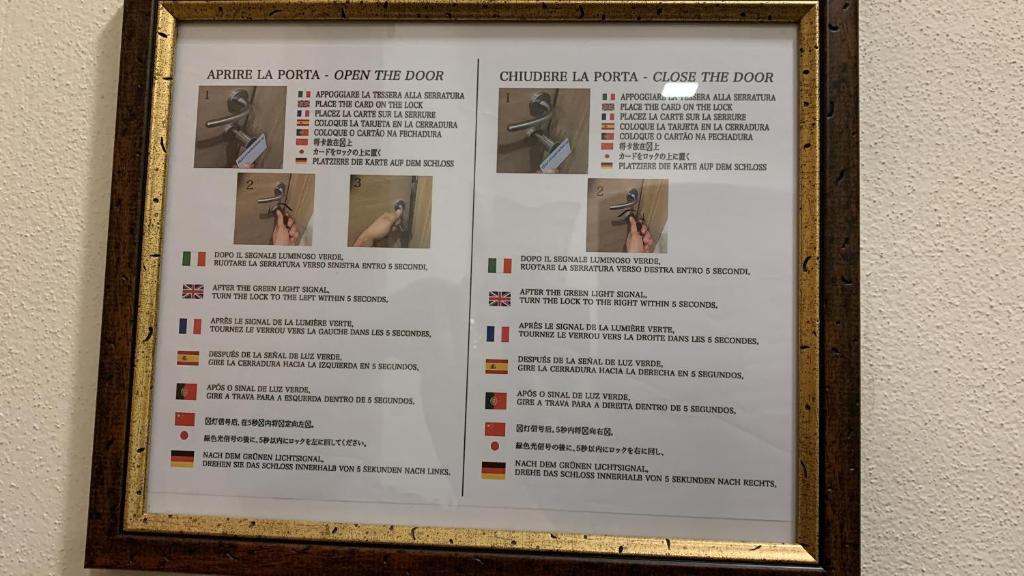 Certifikát, hodnocení, plakát nebo jiný dokument vystavený v ubytování La Taverna del Metallo Rooms