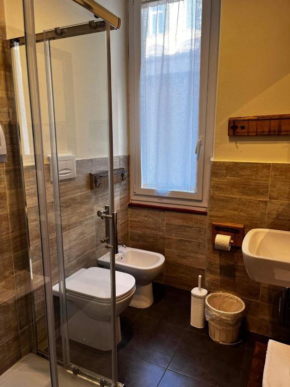 Koupelna v ubytování La Taverna del Metallo Rooms