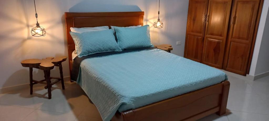Postel nebo postele na pokoji v ubytování Hotel la casona de Wiky