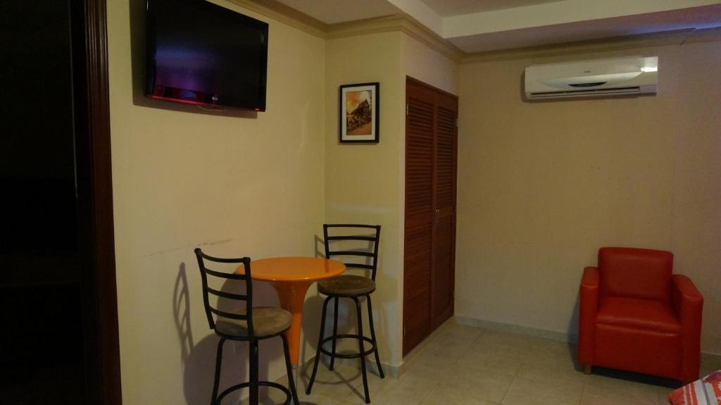 Posezení v ubytování Residencial El Amanecer