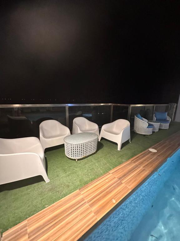 Posezení v ubytování CasaDel Beach House