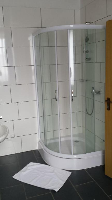 Koupelna v ubytování Hotel Domhof