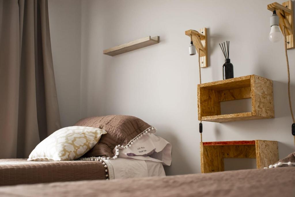 Postel nebo postele na pokoji v ubytování Hostel Las Pibas