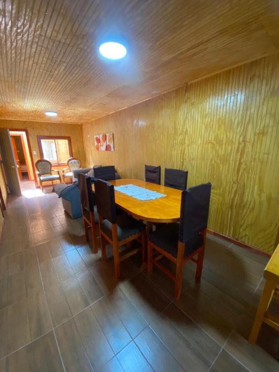 Posezení v ubytování Hostal Coronel Riffo