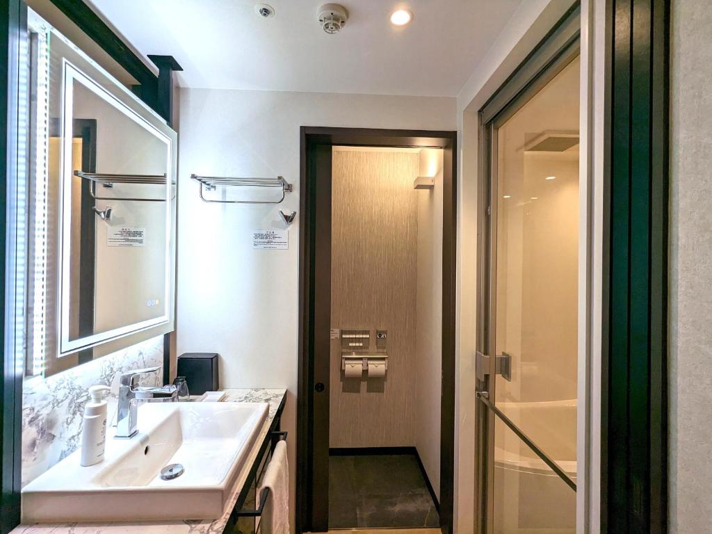Koupelna v ubytování Green Rich Hotel Tokuyama Ekimae