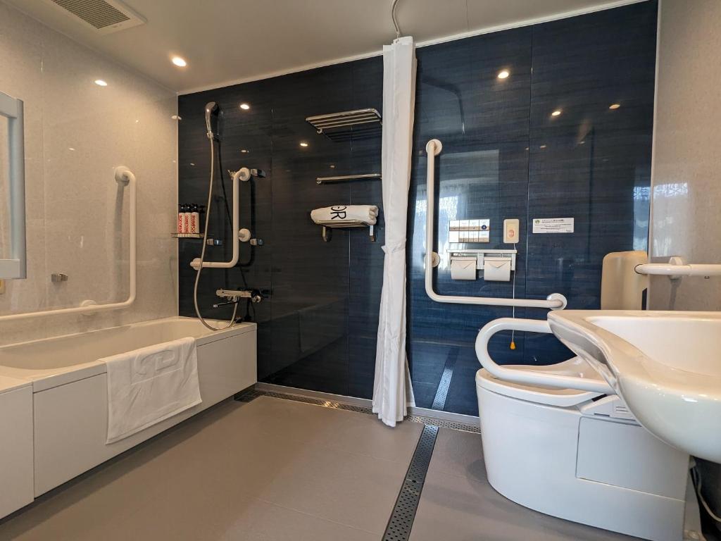 Koupelna v ubytování Green Rich Hotel Tokuyama Ekimae