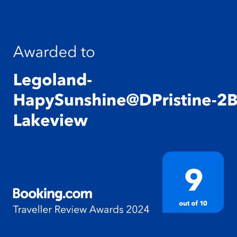 Sijil, anugerah, tanda atau dokumen lain yang dipamerkan di Legoland- HapySunshine@DPristine-2B2R-8px Lakeview