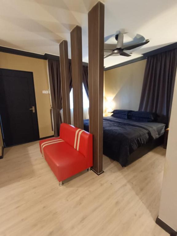 Postel nebo postele na pokoji v ubytování Perry Barr La Ganta Residence