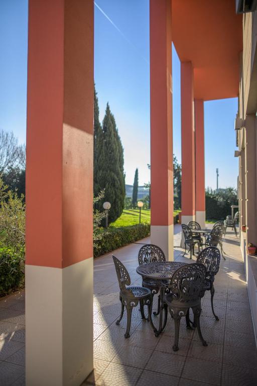 Balkón nebo terasa v ubytování Charme Hotel