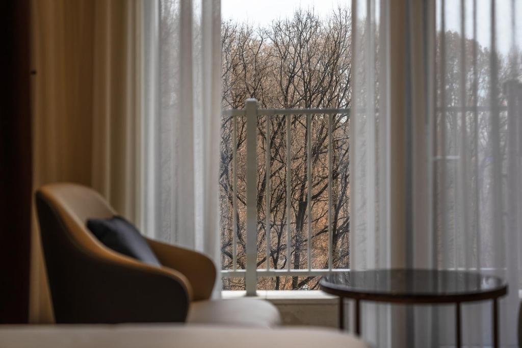 Posezení v ubytování Uiwang Milos Hotel