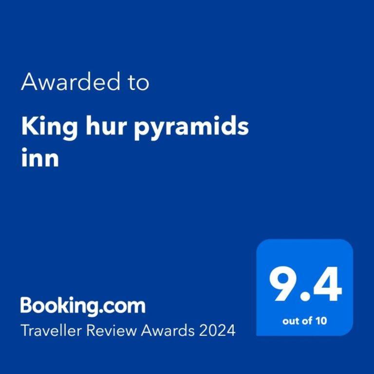 Certifikát, hodnocení, plakát nebo jiný dokument vystavený v ubytování King hur pyramids inn