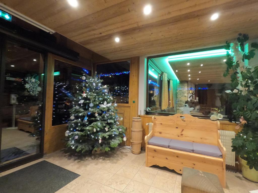 Posezení v ubytování Hotel Le Soly
