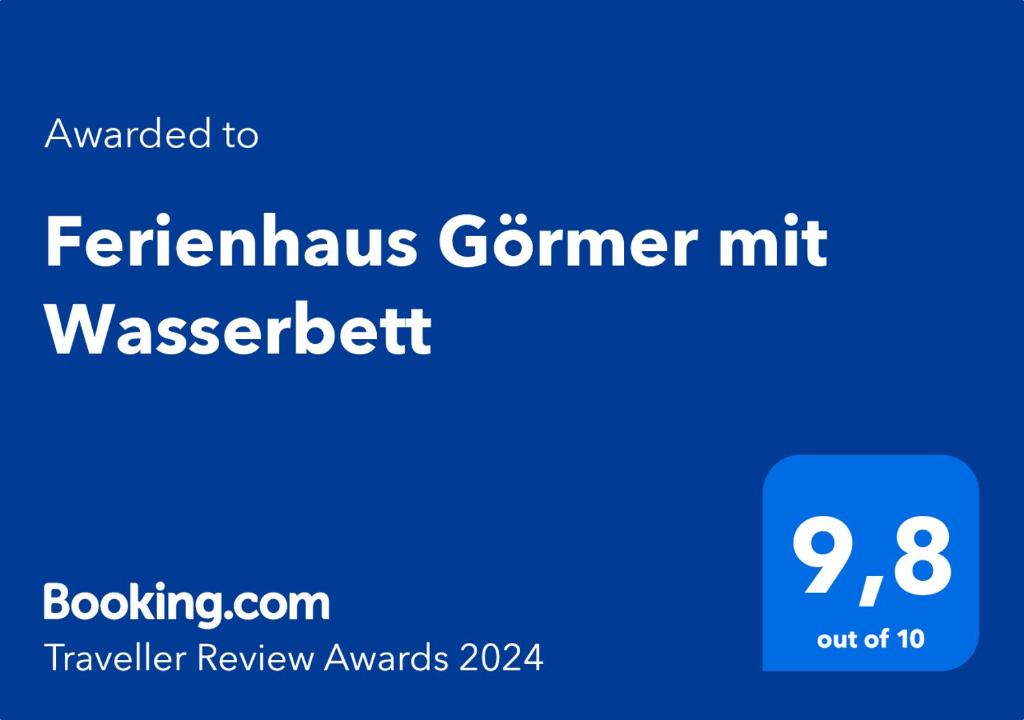 Ferienhaus Görmer mit Wasserbett - Casa De Un Dormitorio