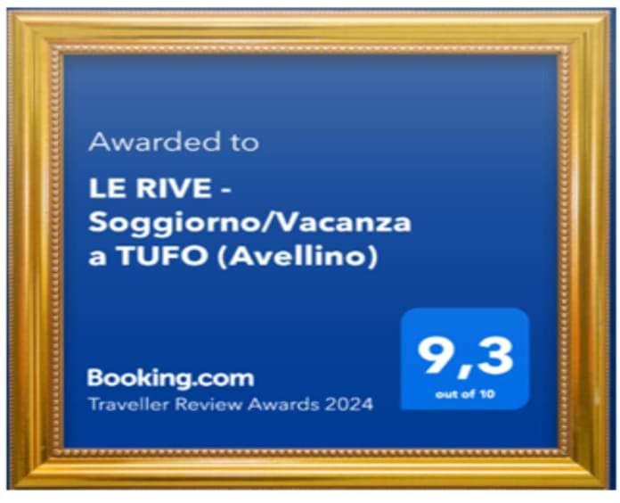 a picture of a picture frame with a certificate at LE RIVE - Soggiorno/Vacanza a TUFO (Avellino) in Torrioni