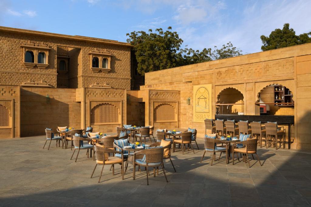 Restaurace v ubytování Taj Gorbandh Palace, Jaisalmer