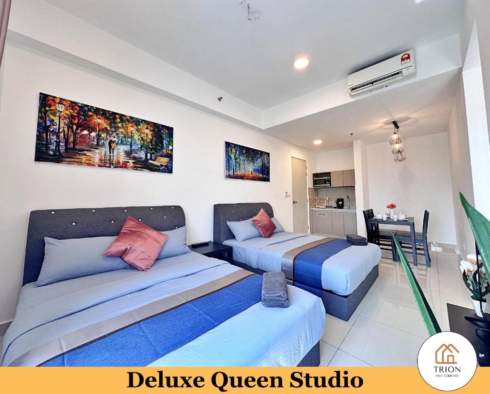Posezení v ubytování Trion Kuala Lumpur Near Sunway Velocity KLCC TRX Bukit Bintang