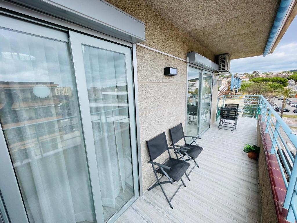 Balkón alebo terasa v ubytovaní Apartamento Salvis Balcón y piscina