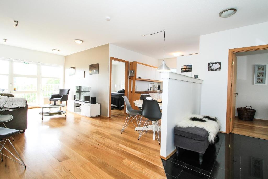 Η κουζίνα ή μικρή κουζίνα στο Downtown Charm Reykjavik