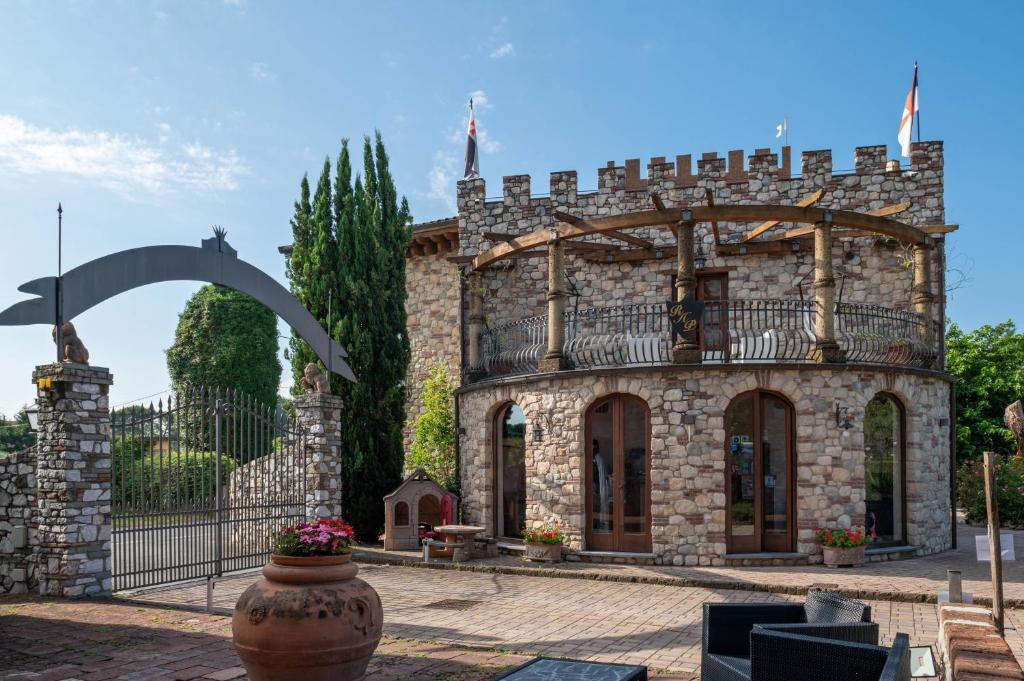 Budova, kde se bed and breakfast nachází