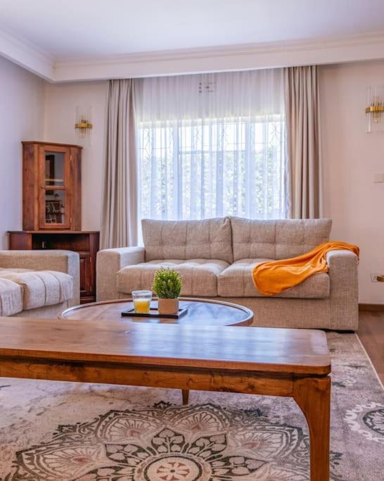 Posezení v ubytování Silverbeck Residence, Nanyuki