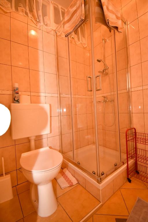 Koupelna v ubytování Rooms Anđela