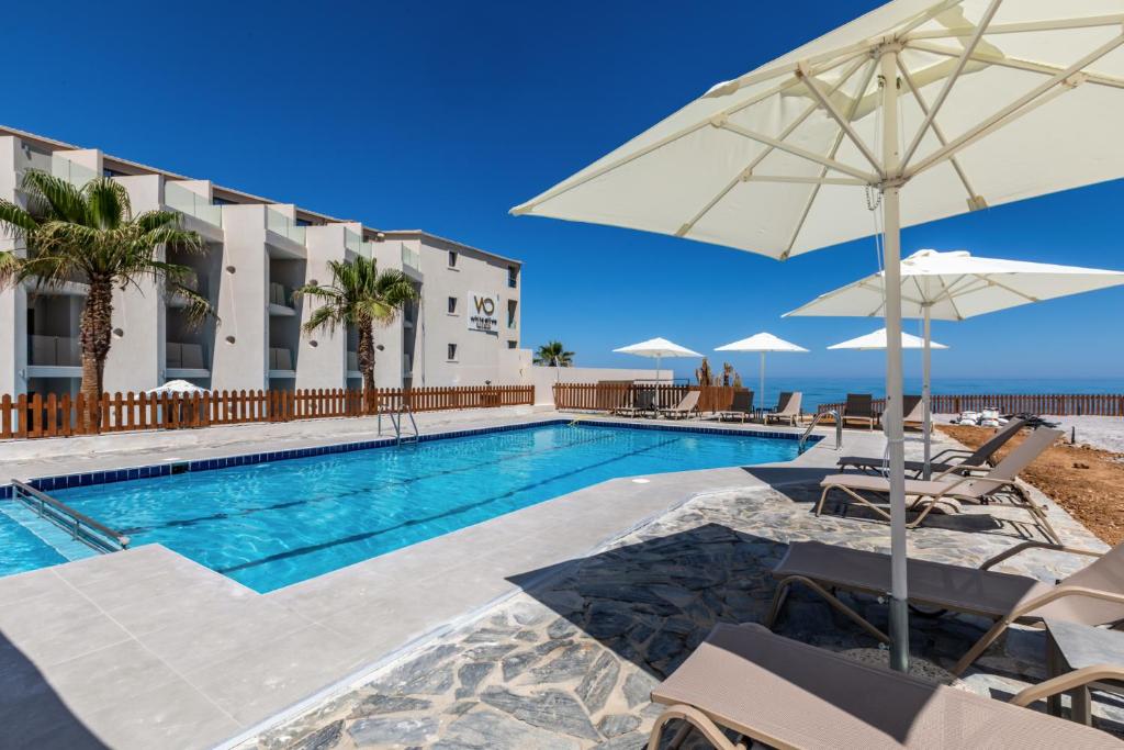 Bazén v ubytování White Olive Elite Rethymno nebo v jeho okolí
