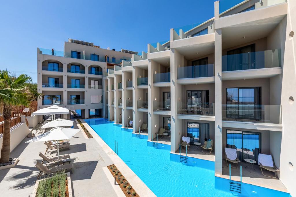Bazén v ubytování White Olive Elite Rethymno nebo v jeho okolí