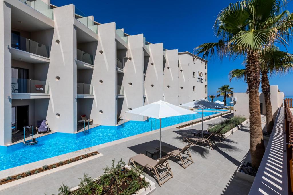 Bazén v ubytování White Olive Elite Rethymno nebo v jeho okolí