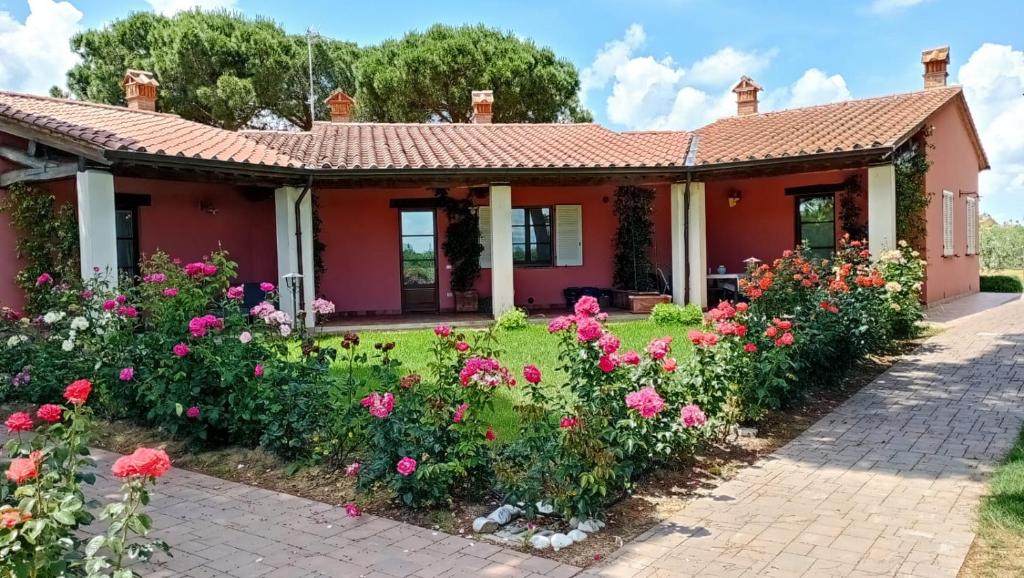 Κήπος έξω από το Agriturismo Il Sogno