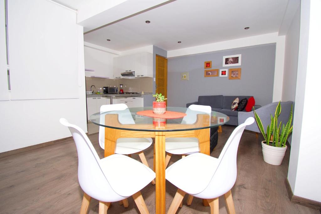 Posezení v ubytování Basadre Apart Hotel