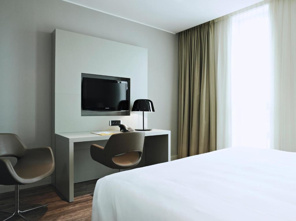 TV a/nebo společenská místnost v ubytování MOVE Hotels Venezia Nord