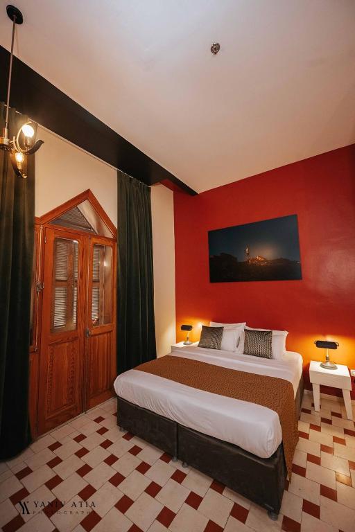 Postel nebo postele na pokoji v ubytování INTA Hotel