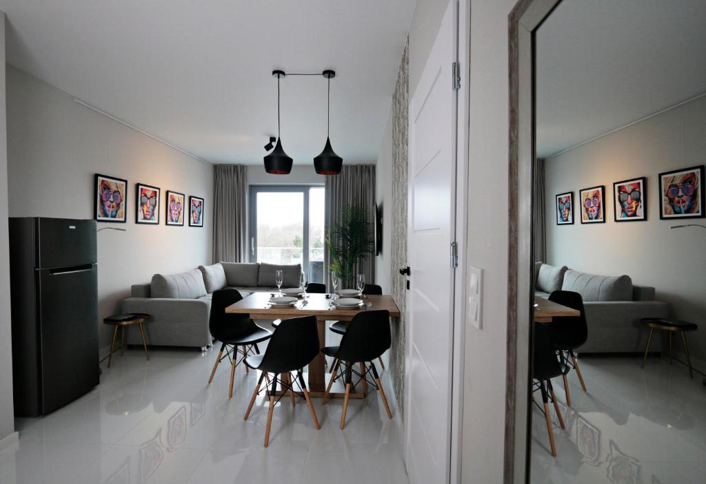 Posedenie v ubytovaní Promenada Gwiazd 14 by Baltic Home