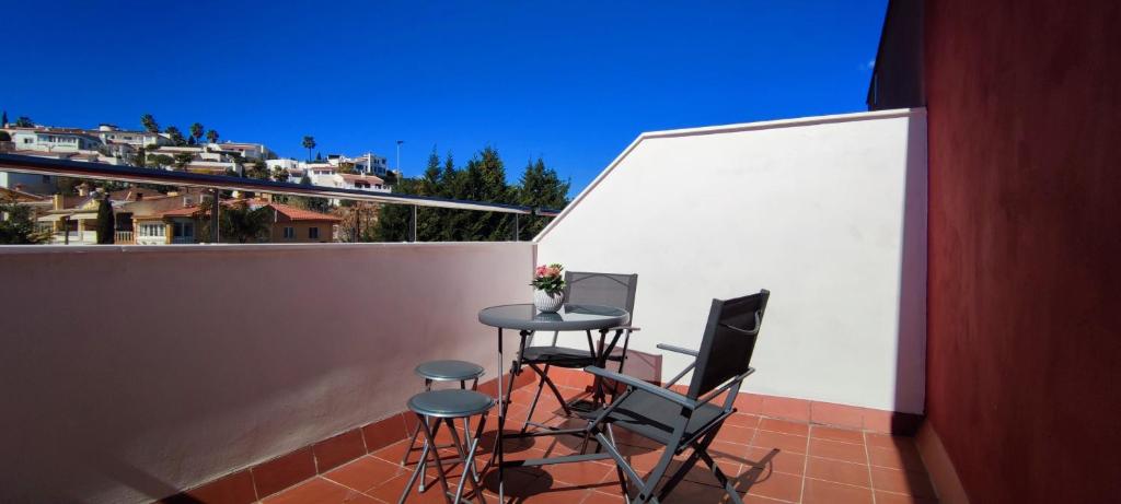 Balkón alebo terasa v ubytovaní Tabarca Chalet con jardín y piscina comunitaria