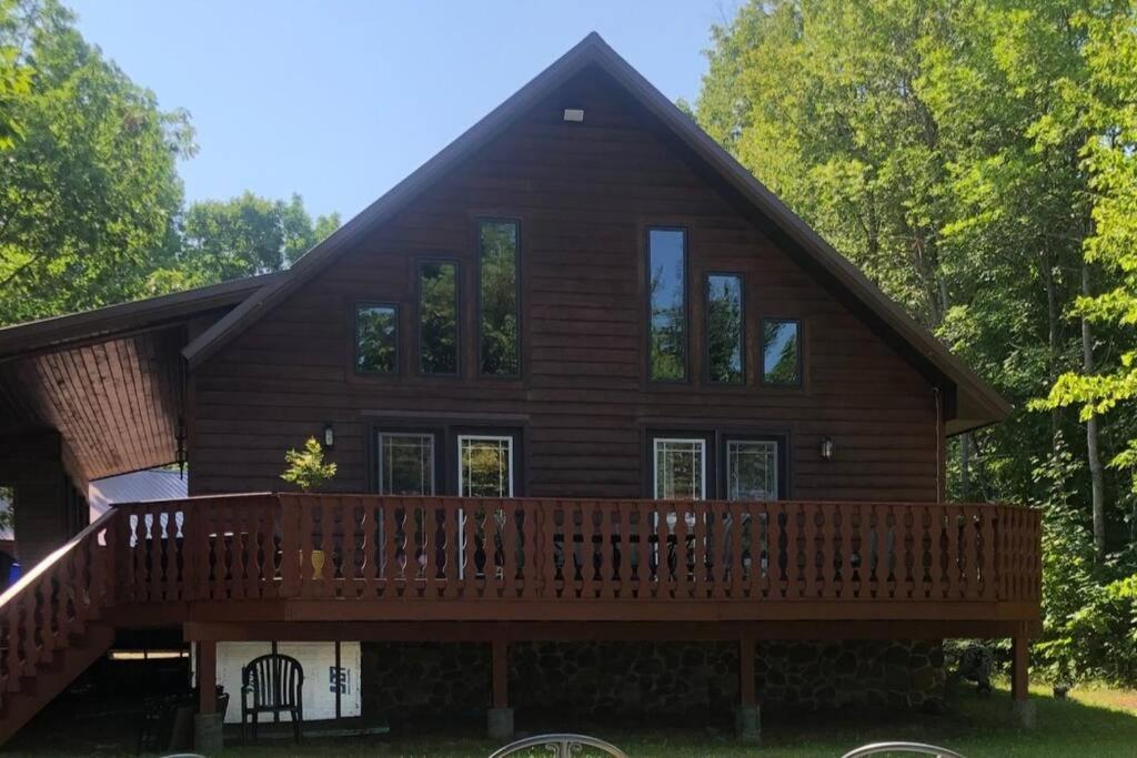 Vacation Home Deerwood Cabin on Lake Gogebic near to ATV/Snowmobile